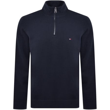 Tommy Hilfiger Flag Logo Sweatshirt Navy Mainline Menswear